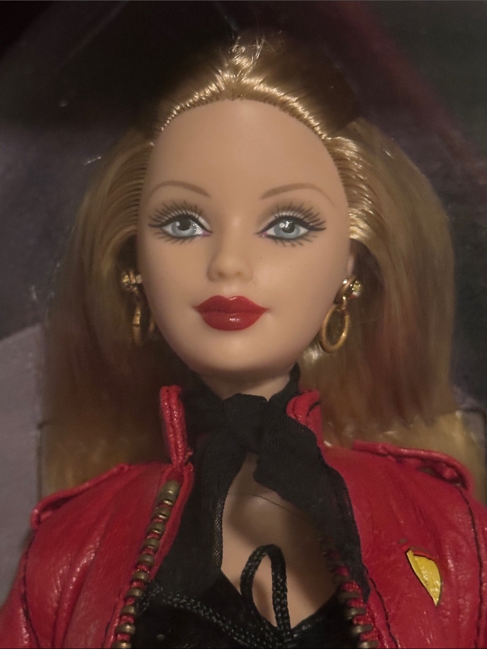 Mattel Barbie Ferrari With Long Blonde Hair. Brand New!!!